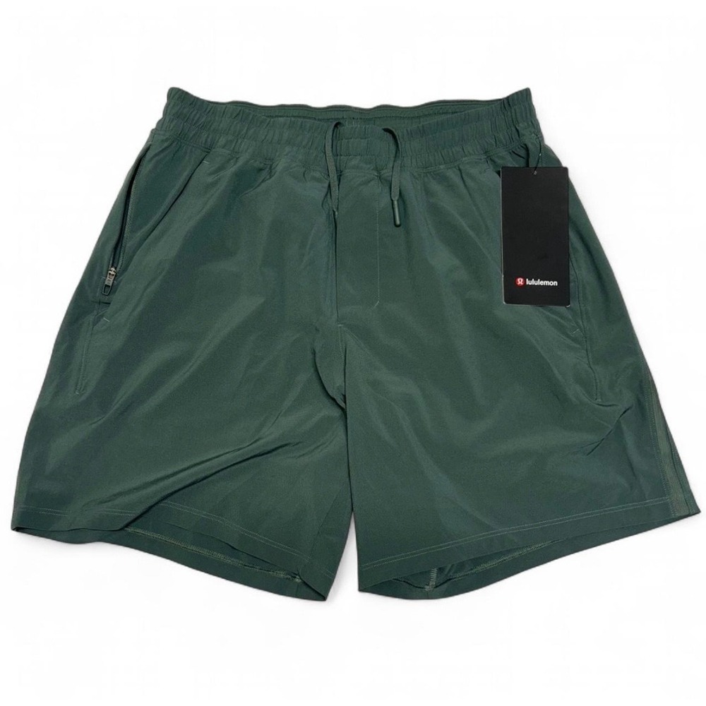 Lululemon Pace Breaker Short 7" LL Mens Medium Green LM7BCSS SMFR New